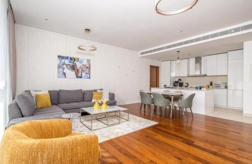 Al Wasl Apartment | Lush 2BR & Maids City Walk with Burj Khalifa View