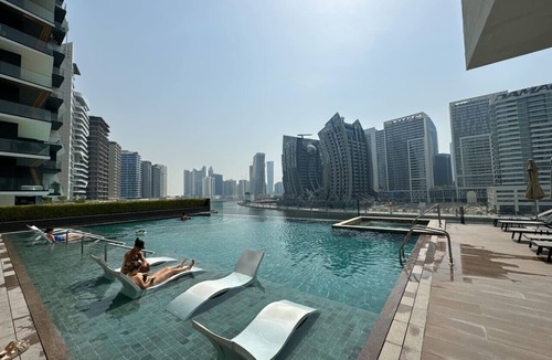 Business Bay Apartment | Luxe 2 Bedroom with Burj Khalifa and Canal Views