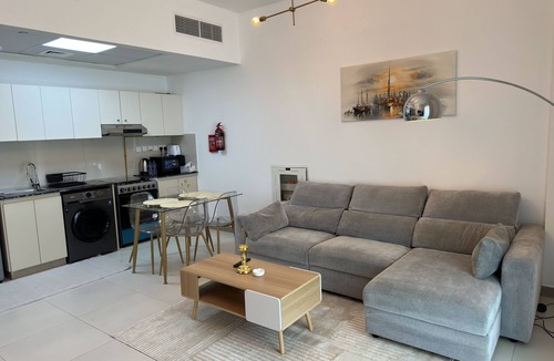 Dubai Apartment | Luxury and Cozy 1-BHK W/Huge Balconies, Pool & Gym near Silicon Central Mall