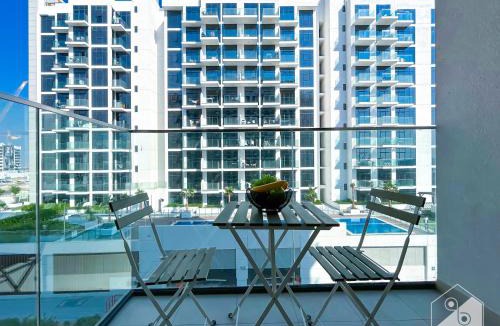 Nad Al Sheba Apartment | Luxury & City Views Studio in Azizi Riviera