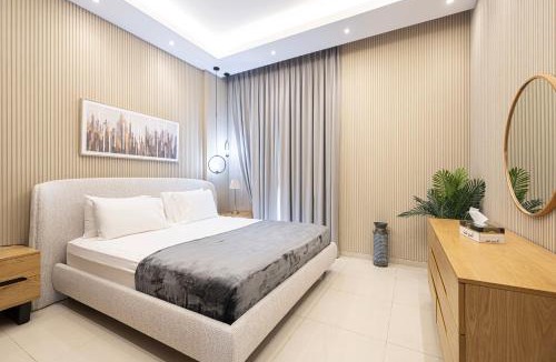 Sharjah Apartment | Luxury Huge 1BR apartment With Private Garden in Uptown Al Zahia