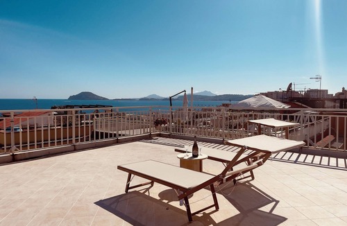 Pozzuoli Apartment | Modern Penthouse with Stunning Ocean View of Capri and the Gulf