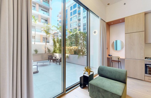 Al Satwa Apartment | Mood 45 - Deluxe Studio: Chic with private Terrace