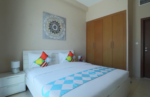 Dubai Production City Apartment | OYO Home 368 1BHK Qasr Sabah-3 IMPZ