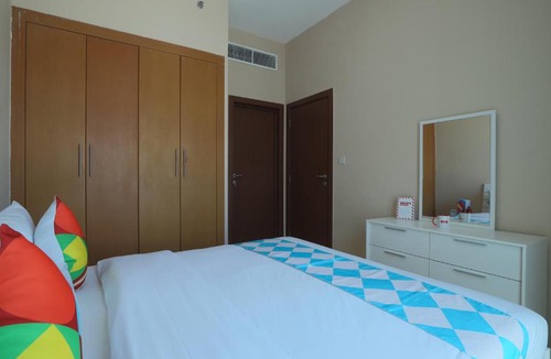 Dubai Production City Apartment | OYO Home 368 1BHK Qasr Sabah-3 IMPZ