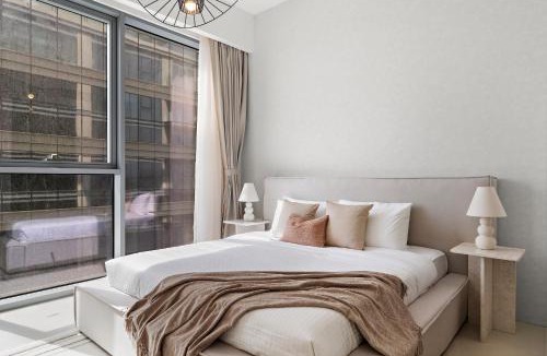 Al Safa Apartment | Partial Canal View 2BR plus Maid close to Safa Park