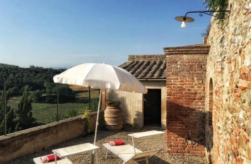 San Giovanni d'Asso Villa | Pasqui Villas La Capanna accogliente casa in paese con vista piscina WiFi