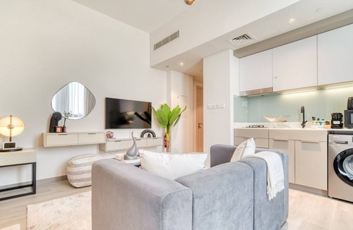 Dubai Production City Apartment | Polished Studio at Mesk 1 Midtown Dubai Production City by Deluxe Holiday Homes
