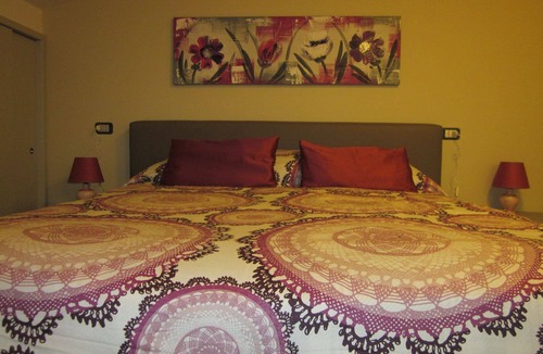 Campolattaro Hotel | Quadruple Room Delux - Bedroom with lake view