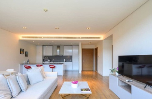 Al Wasl Apartment | Radiant 1 BR in City Walk with Burj Khalifa View