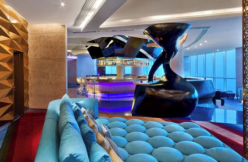 Sheikh Zayed Road Apartment | Regal Heights - 2 Bedrooms Sky Villa at Business Bay Dubai. Entertainment Space!