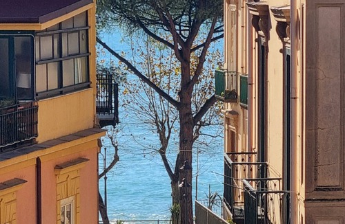 Maiori Apartment | Renovated House with 2 bedrooms, living room, equipped kitchen, balcony & view