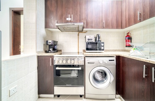 Dubai Sports City Apartment | Ritzy 1BR at Global Golf Residence 2 Sports City by Deluxe Holiday Homes