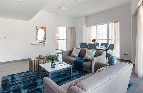 Dubai Marina Apartment | Serene 2BR Apartment with Marina and City Views!