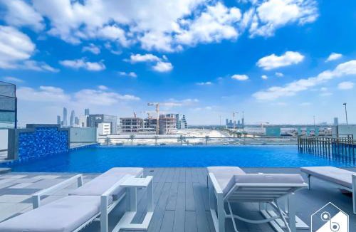 Jadaf Apartment | Serene Studio with Views in Al Waleed Garden 2