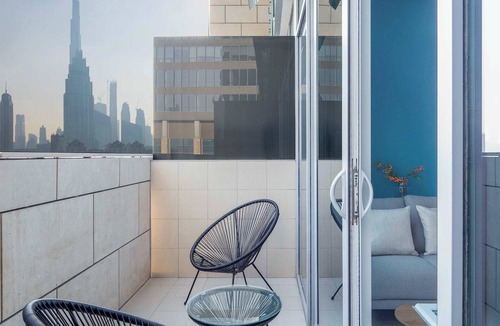 Bur Dubai Apartment | Silkhaus Burj Khalifa View | Burj Daman in DIFC