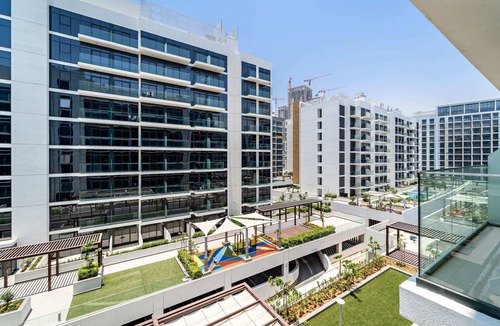 Nad Al Sheba Apartment | Silkhaus Chic Studio | Skyline View | MBR City