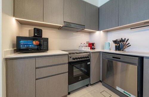 Mirdif House | Skyline Serenity Breathtaking Full Burj Khalifa View from a High Floor 3905