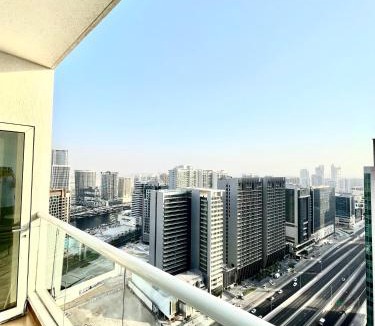 Al Quoz Apartment | Spacious Modern High Floor Independent Studio Downtown