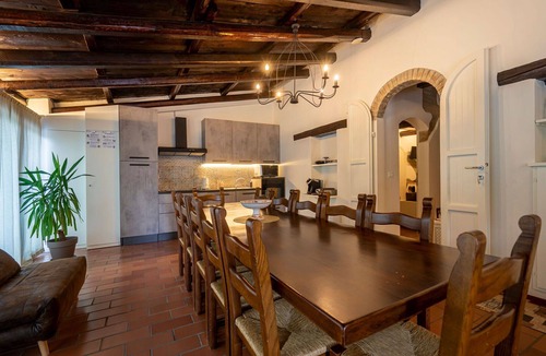 Dogana Villa | Stunning private villa with private pool, hot tub, WIFI, sauna, A/C, TV, patio and panoramic view