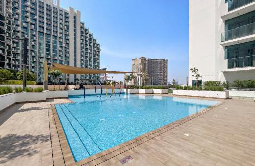 Jadaf Apartment | Stunning Studio w Pool & Gym