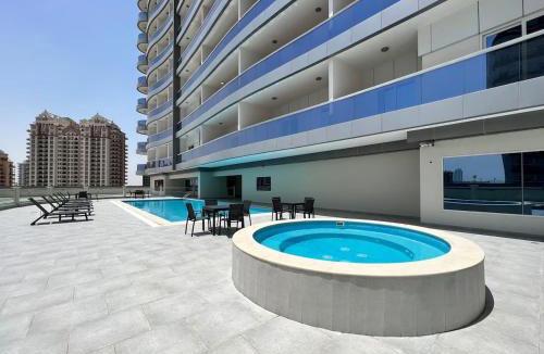 Dubai Sports City Apartment | Stylish Studio Urban Retreat