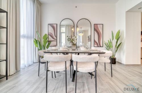 Dubai Production City Apartment | Suave 2BR with Assistant Room at Mesk 1 Midtown Dubai Production City by Deluxe Holiday Homes