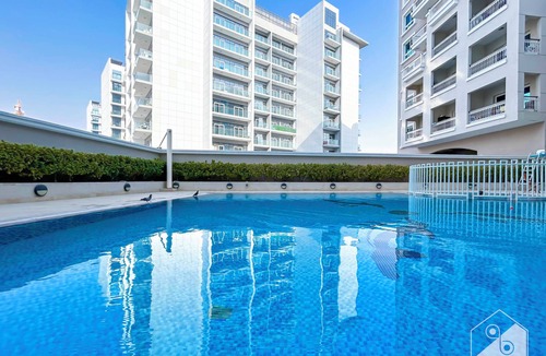 Al Barsha Apartment | Super luxury studio with terrace at Burj View