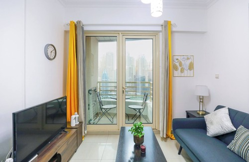 Jebel Ali Apartment | SUPERB 1BED MARINA VIEW. JBR BEACH. POOL. FREE PARKING.