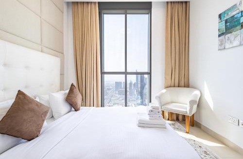 Za'abeel 2 Apartment | Superhost- Elegant Downtown 3BR , Burj Khalifa View