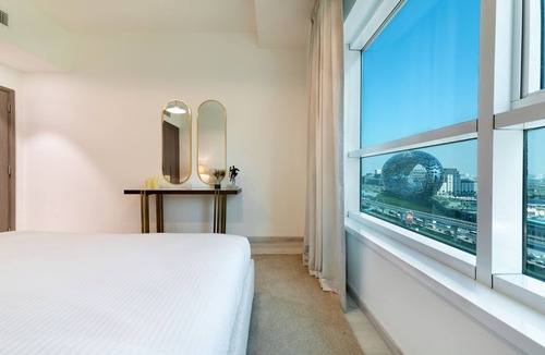 Trade Center Apartment | Superior Apt w/ Views of Dubai Future Museum