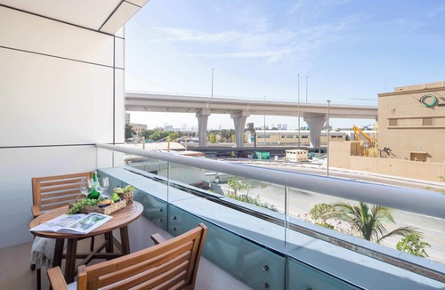 Jabal Ali 2 Apartment | Tranquil 2BR with Spacious Balcony in Dubai Marina