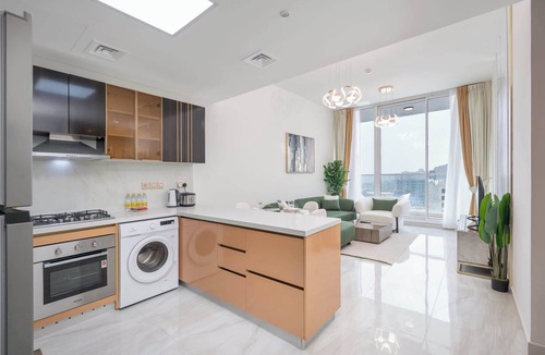 Dubai Apartment | Vibrant Al Furjan Unit Sleeps 4 with Pool and Gym