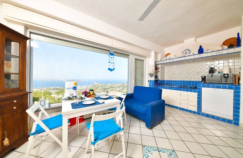 Barano d'Ischia Villa | Villa 'Bianca -Un Angolo Di Paradiso' with Sea View, Wi-Fi and Air Conditioning
