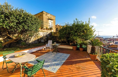Vittorio Emanuele Apartment | Villa Paola - Hidden Panoramic Garden and Terraces by Napoliapartments
