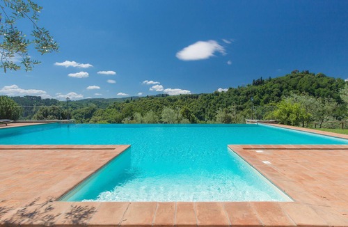 Cavriglia Villa | Villa Teresa Heart of Tuscany Chianti area Large garden Panoramic luxury pool AC