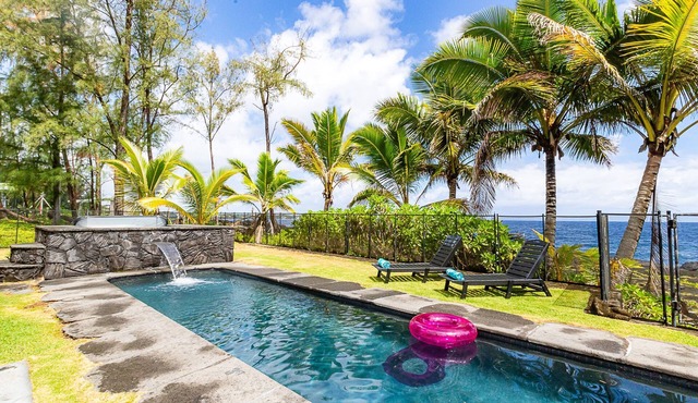 Hale Mar - Gorgeous Oceanfront Home with Private Pool & Hot Tub