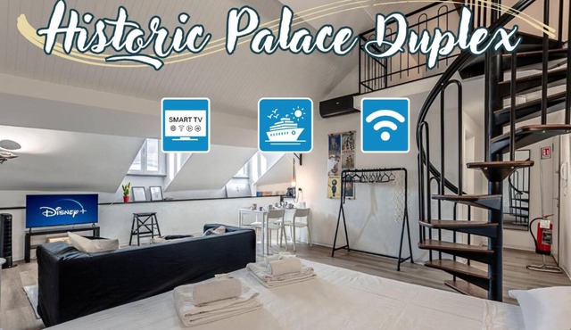 Historic Palace Duplex - Cruises 2min - AC - WiFi