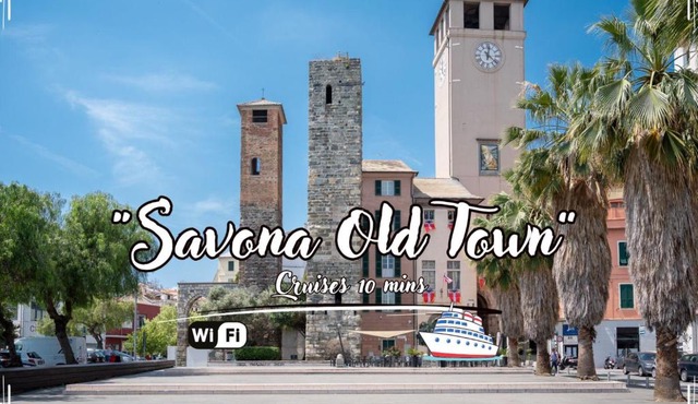 Savona Old Town - Free WIFI - Cruises 10 mins