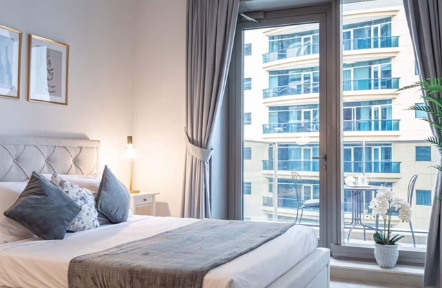 Elegant Studio with Balcony, Steps From the Sea