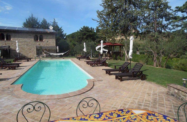 Holiday apartment with pool, garden and air conditioning