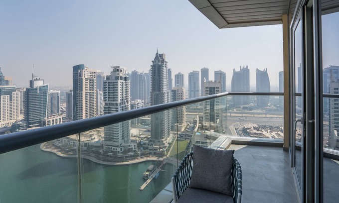 Dubai Marina Apartment | Amazing Marina Views from Terrace Near Marina Walk