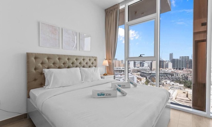 Jumeirah Village Circle Apartment | Bright 1 Bedroom Apartment with JVC open view