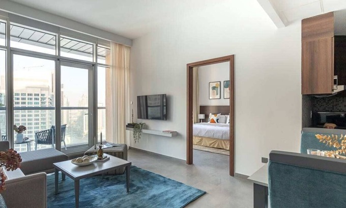 Dubai Marina Apartment | Bright 1BR Apartment with Amazing Marina Views