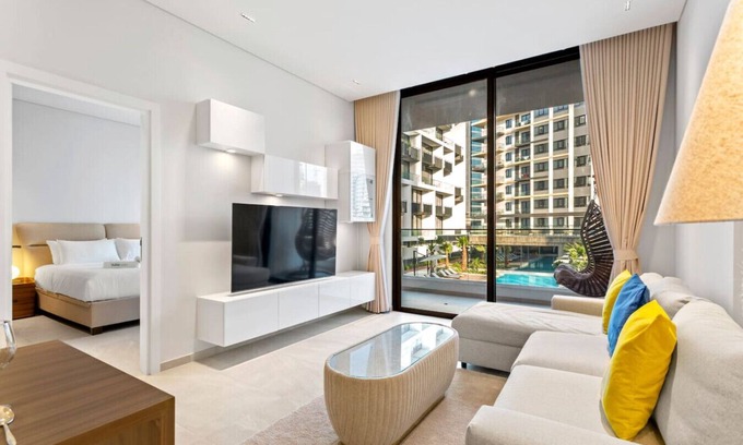 Al Barsha Apartment | Chic Retreat 1Bedroom with Pool view