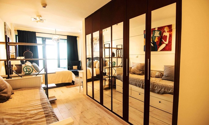 Jumeirah Lake Towers Apartment | Lux BnB JLT I 1BD DuplexI Golf & Sea Views