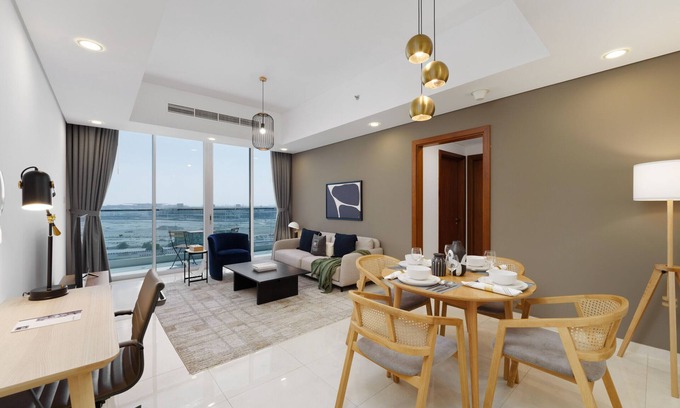 Business Bay Apartment | Modern Business Bay Retreat w/Dubai Canal Views