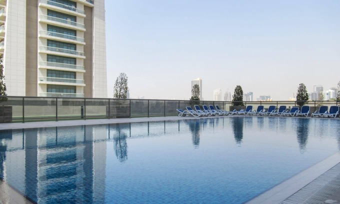 Dubai Sports City Apartment | Spacious Sports City Studio w/Golf Course Views!