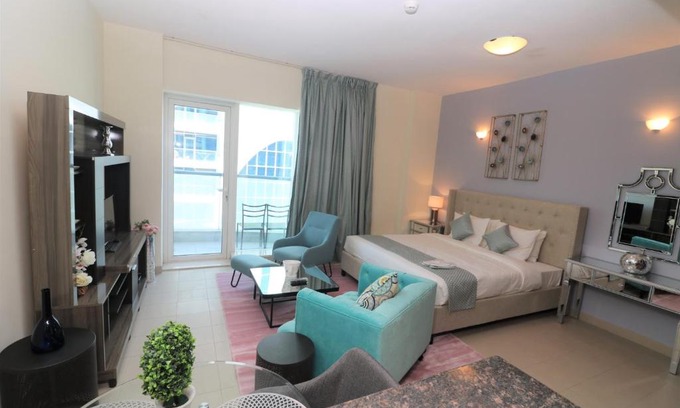 Dubai Sports City Apartment | Sports City Large Studio Cricket Tower