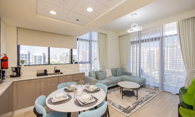 Nad Al Sheba Apartment | Urban Charm: Luxe 1BR Haven Near Downtown Dubai, Offering Unmatchable Comfort n